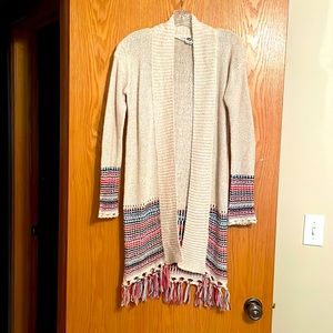Roxy duster sweater
